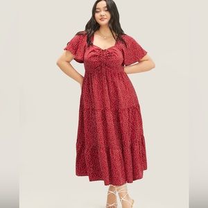 BloomChic Red Maxi Dress Size 1X 14/16